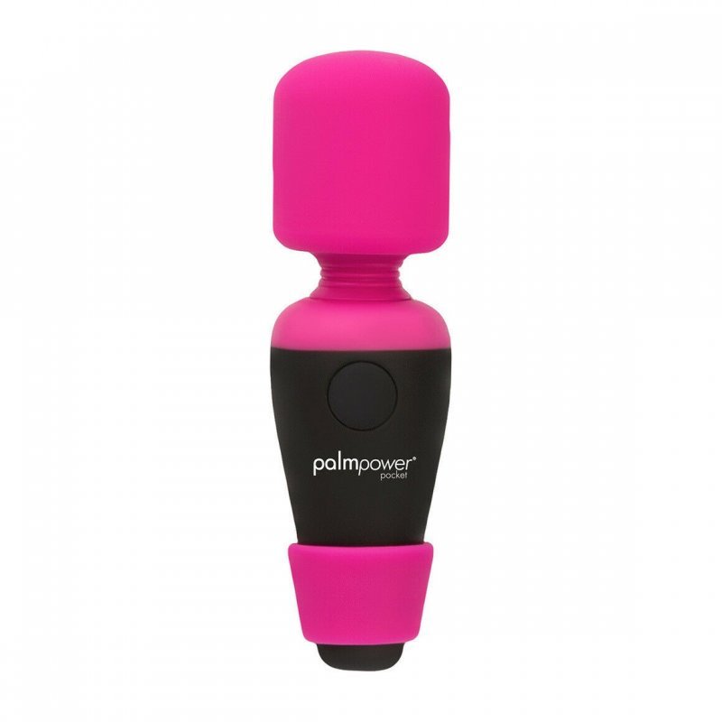 便攜式 Palm Power Pocket 迷你按摩棒，100% 矽膠可拆卸頭，強勁震動，帶來極致體驗。