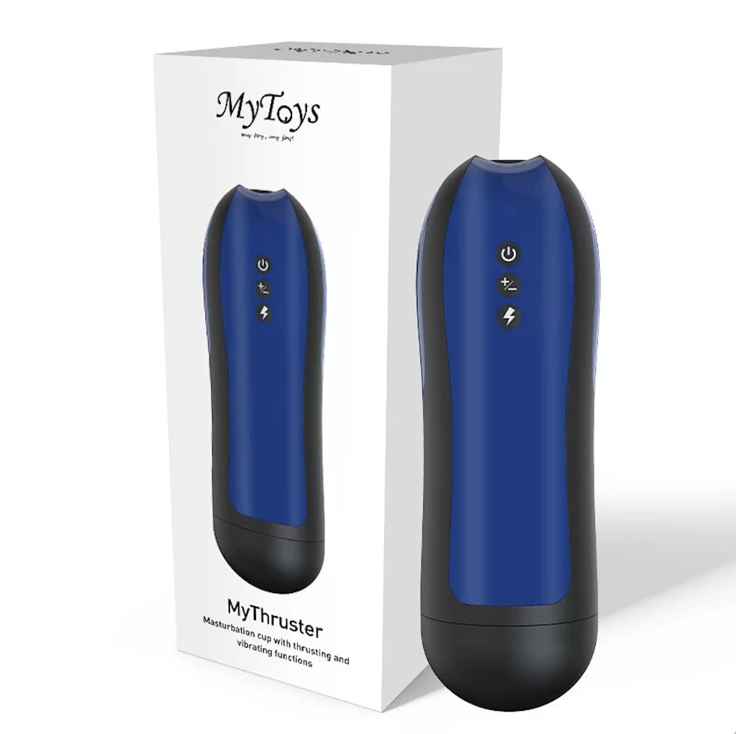 MyToys MyThruster 自動抽插震動吸啜飛機杯，7種推力+7種震動模式，TPE材質，柔軟親膚，USB充電。