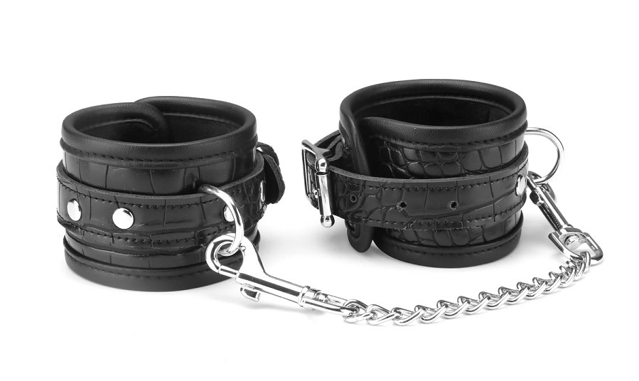 高品質仿鱷魚皮 Liebe Seele Temptation 約束套裝，適用於特大號床，提升情感互動。