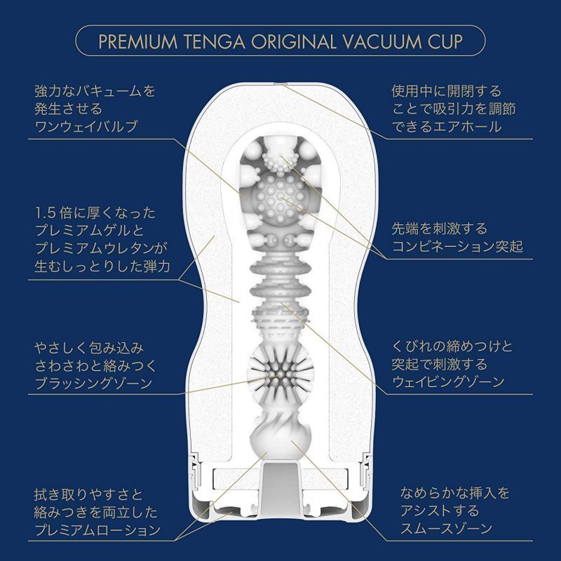 PREMIUM TENGA ORIGINAL VACUUM CUP 第二代-SING DR