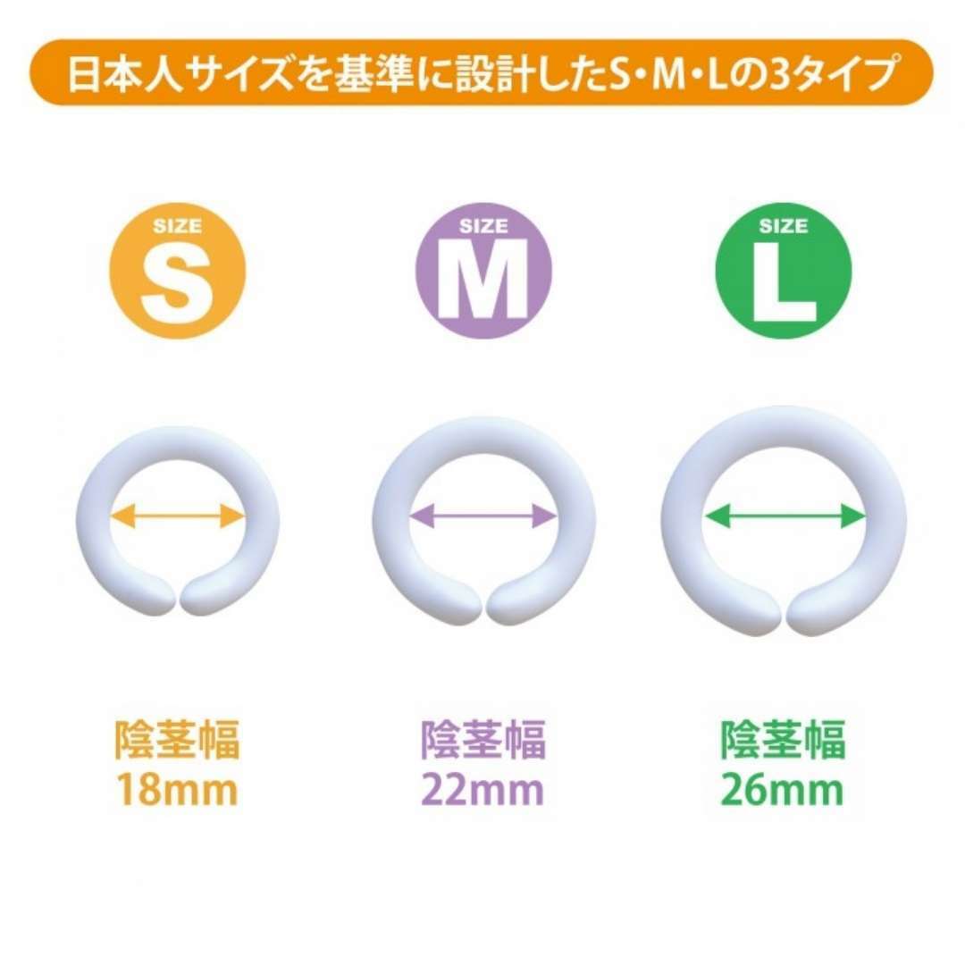 SSI Japan Natural Ring 男用包莖矯正環，適合所有年齡段男性，舒適佩戴，無痛矯正包莖與早洩。