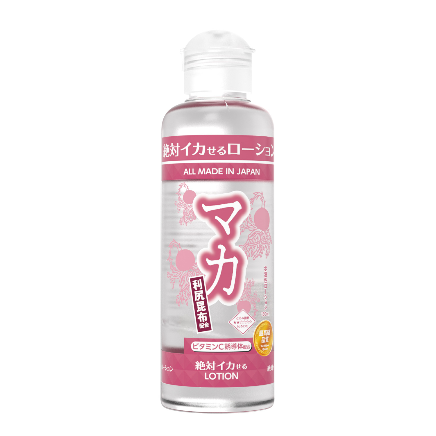 SSI Japan 潮吹瑪卡潤滑液 第二代 180ml，瑪卡、瓜拉那與精氨酸組合，增強男性活力
