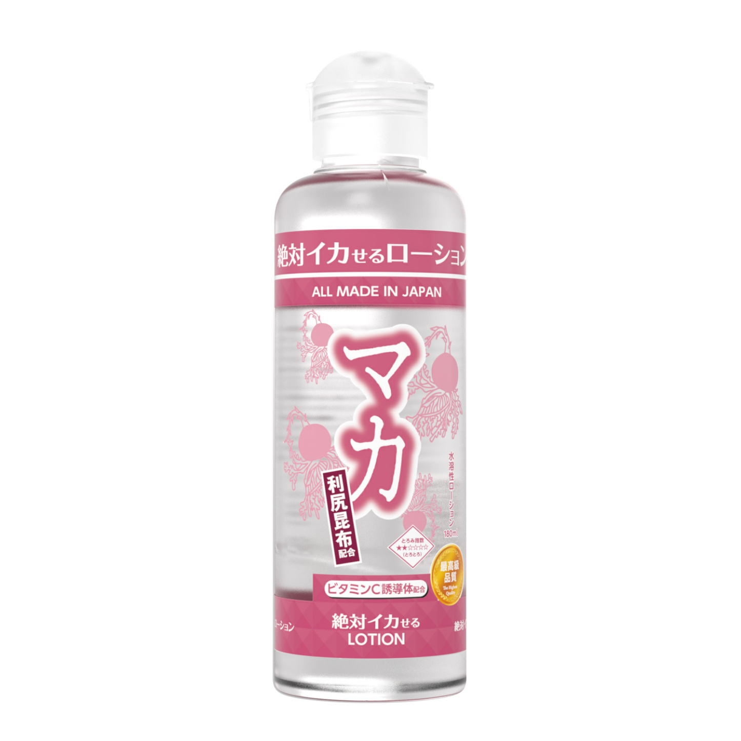 SSI Japan 潮吹瑪卡潤滑液 第二代 180ml，瑪卡、瓜拉那與精氨酸組合，增強男性活力