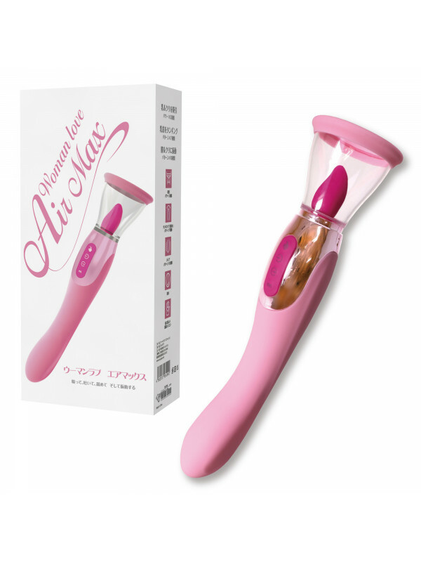 SSI Japan Woman Love Air Max 吸舔震棒按摩器，模擬口交感受，3段吸吮與7段舌舔模式