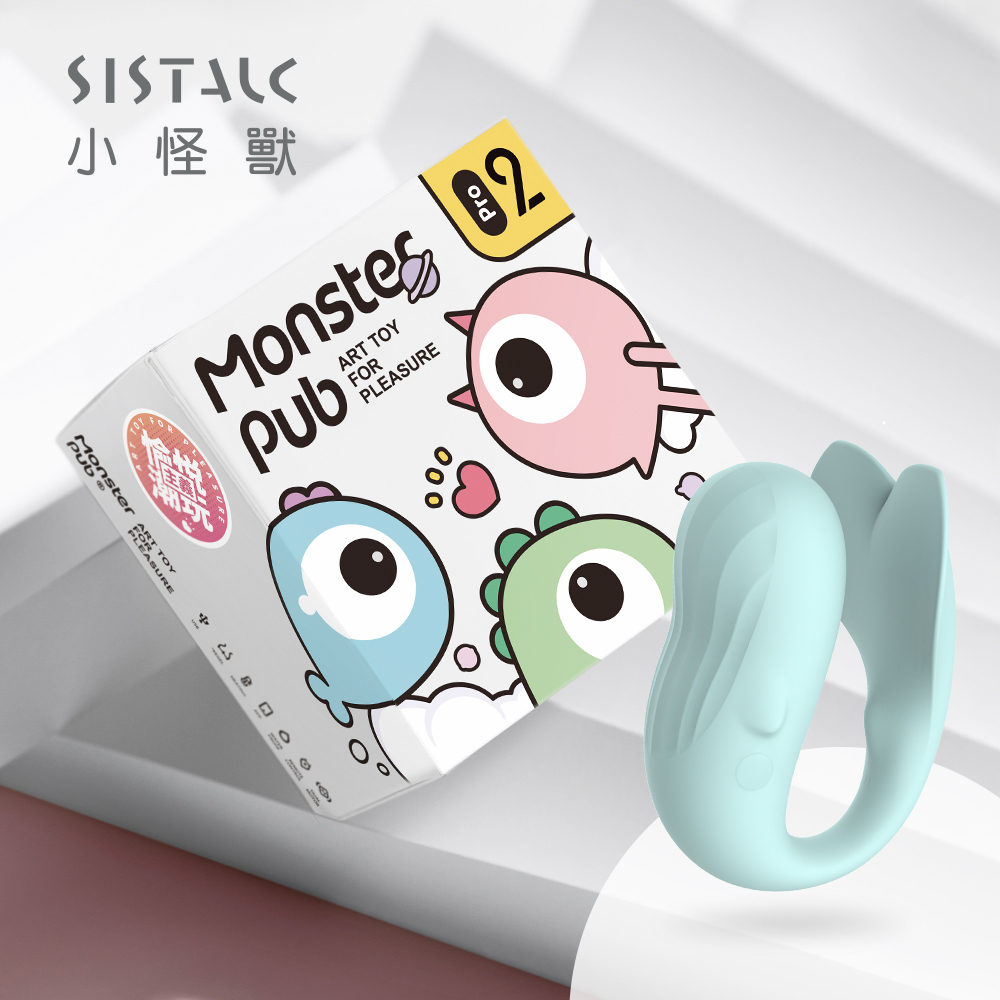 SISTALK 小怪獸 Pro2 鯨魚博士，雙馬達環繞震動，精確刺激G點與C點。