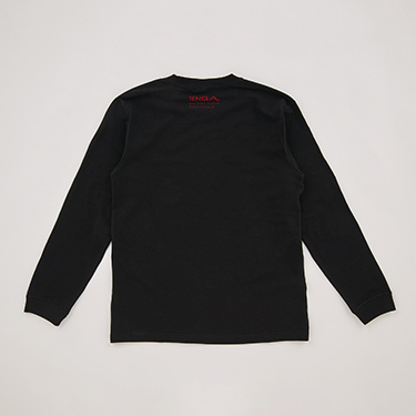 TENGA Love Me Tenga 長袖 T 恤 黑色-SING DR