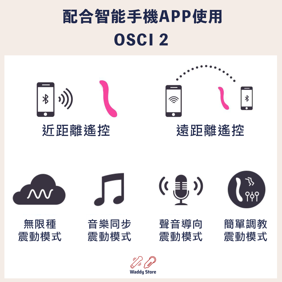 LOVENSE Osci 2 遠端智能遙控G點按摩棒-SING DR