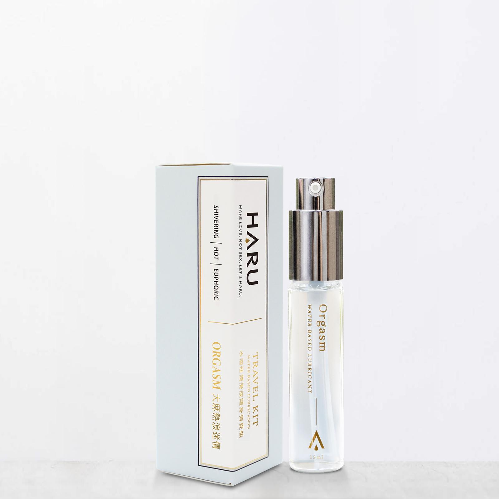 HARU: Travel Kit 潤滑液便攜裝 - ORGASM 大麻熱浪情迷 15ml