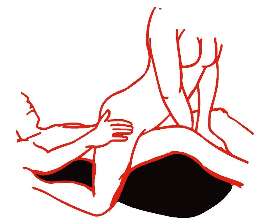 NPG 輔助性愛姿勢B墊 黑色-SING DR