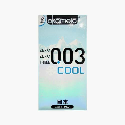 岡本 0.03 冰薄 8 片裝 乳膠安全套-SING DR