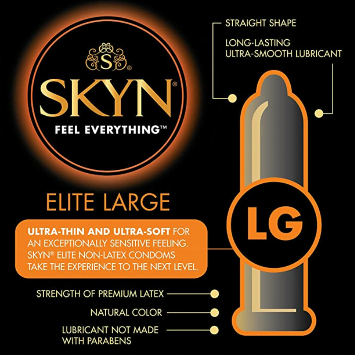 SKYN Elite Large 大碼 PI安全套 12片裝-SING DR