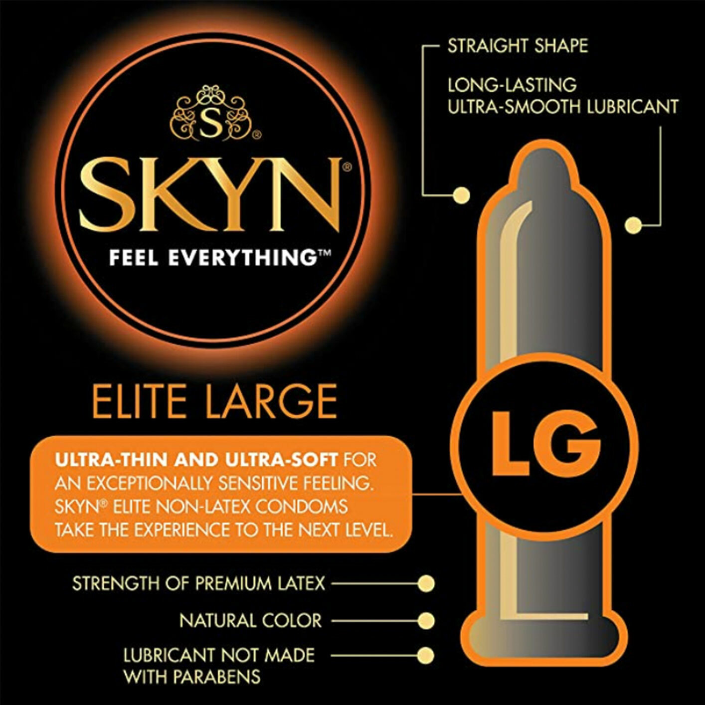 SKYN Elite Large 大碼 PI安全套 12片裝-SING DR