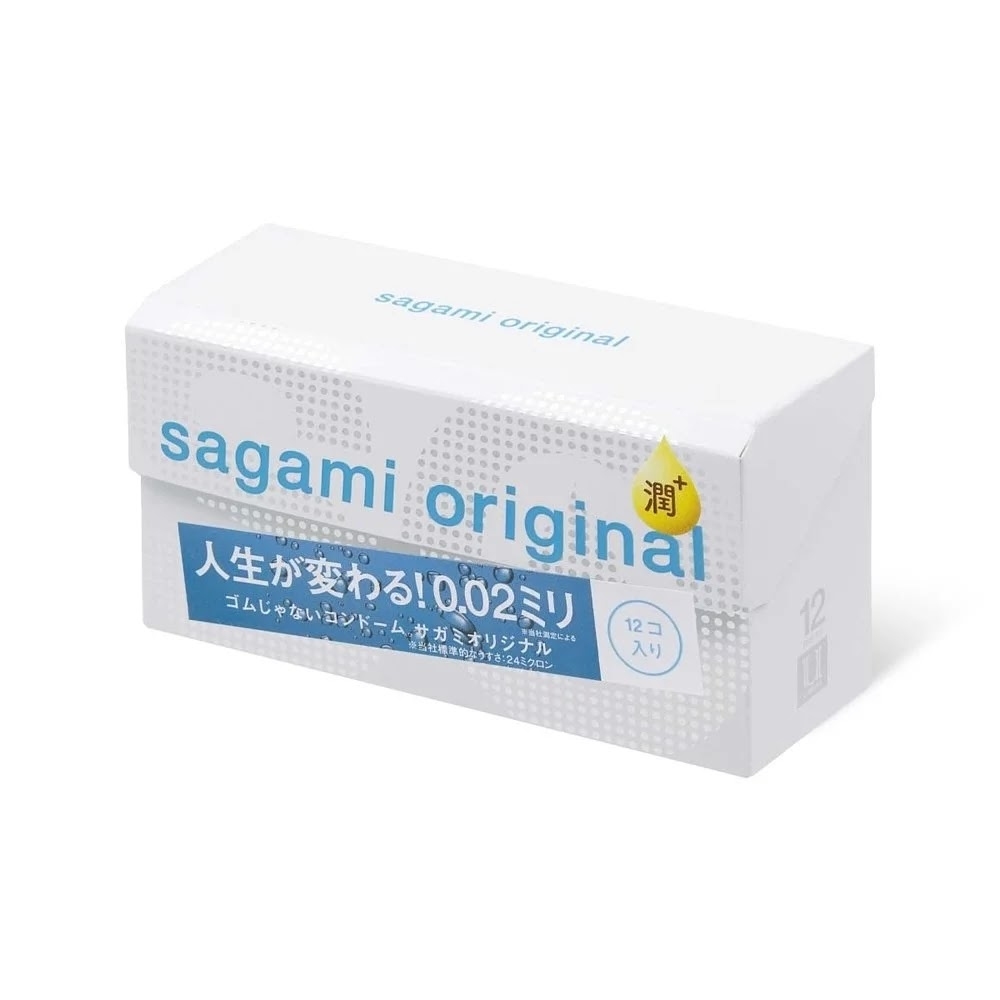 Sagami 相模原創 0.02 極潤 (第二代) 12 片裝 PU 安全套-SING DR