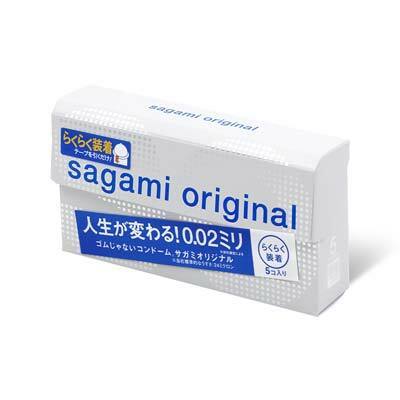 Sagami 相模原創 0.02 快閃 (第二代) 5片裝 PU 安全套-SING DR