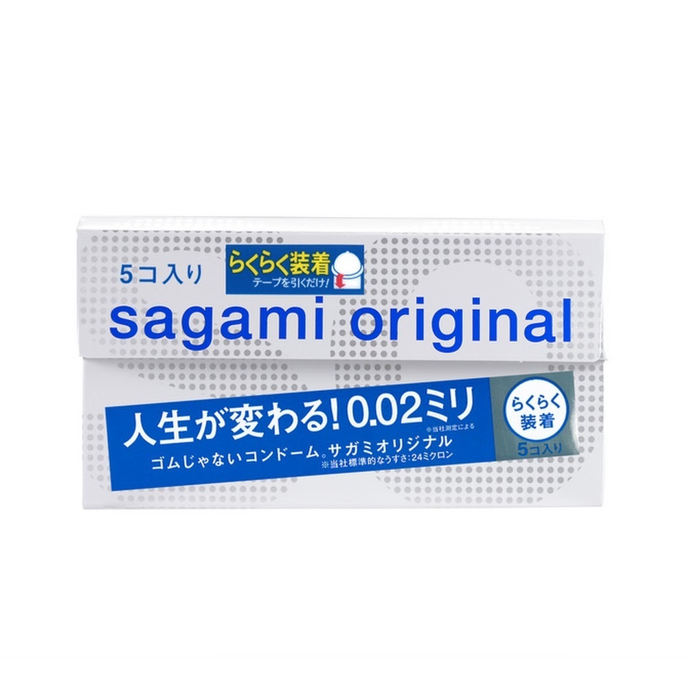 Sagami 相模原創 0.02 快閃 (第二代) 5片裝 PU 安全套-SING DR