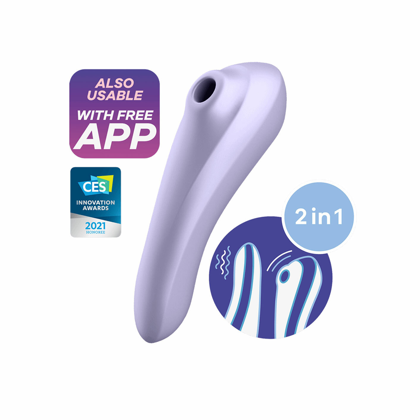Satisfyer Dual Pleasure 智能吸啜器-SING DR