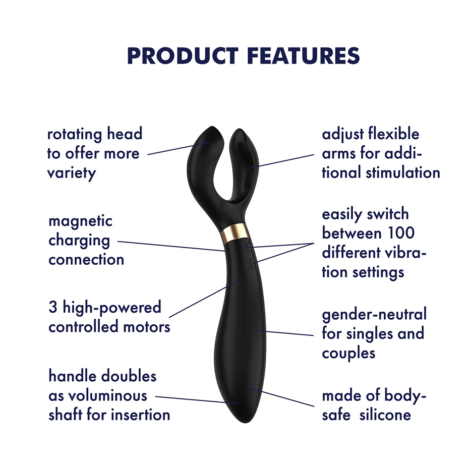 Satisfyer Endless Fun 無限快感多功能 Y字震動器-SING DR