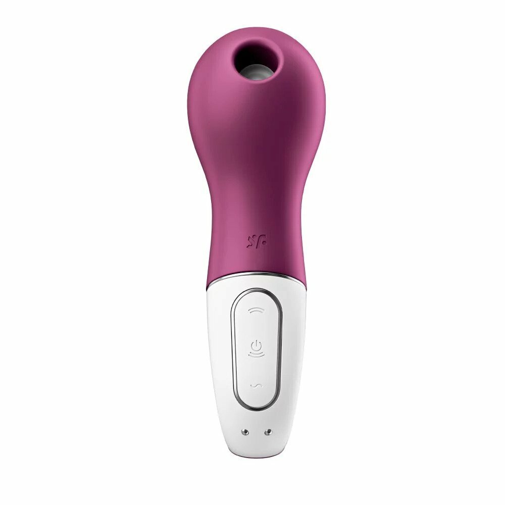 Satisfyer Lucky Libra 陰蒂吸啜震動器 莓紅色-SING DR