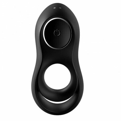 Satisfyer Legendary Duo 持久震動雙環 黑色-SING DR