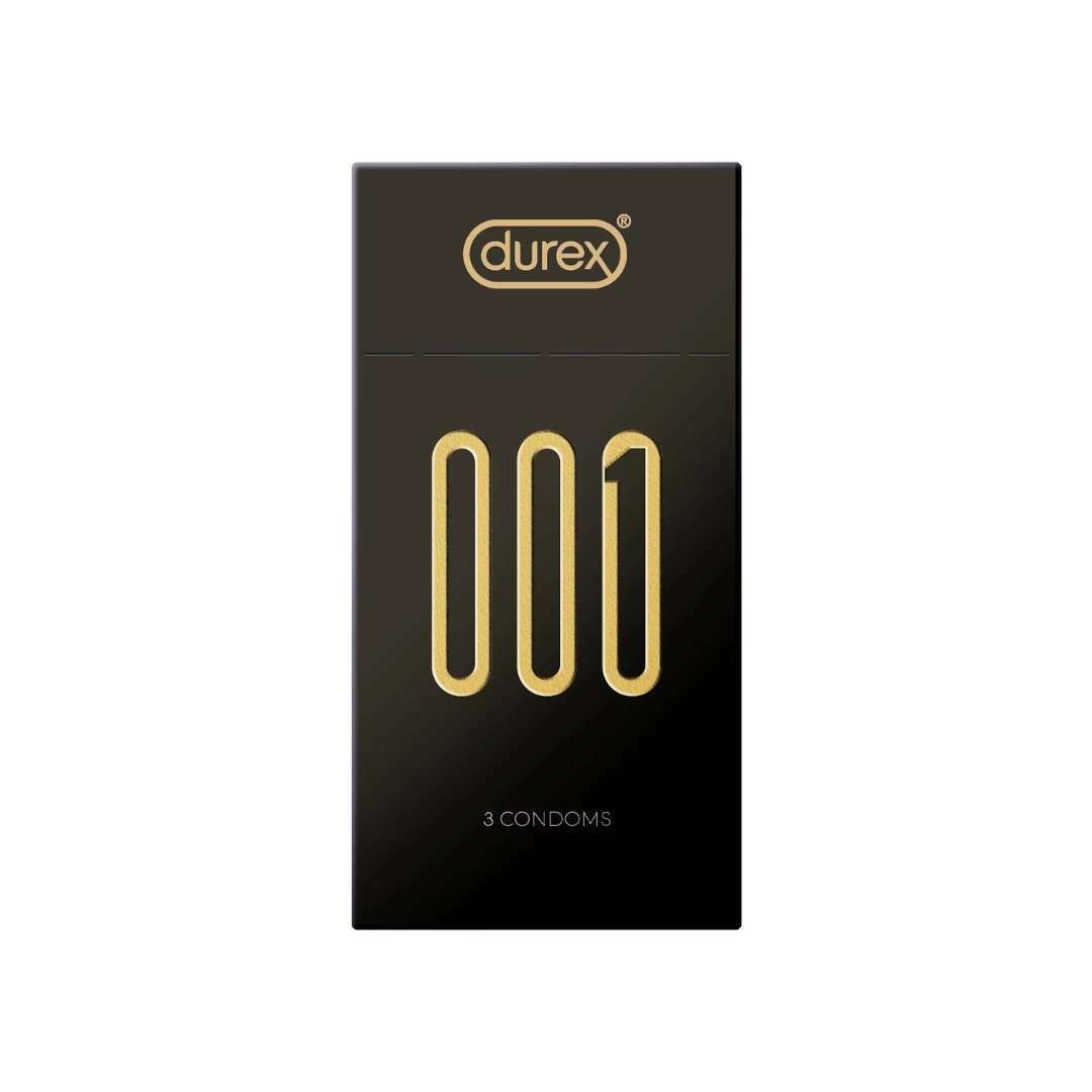 Durex 杜蕾斯 001 3片裝 PU安全套-SING DR