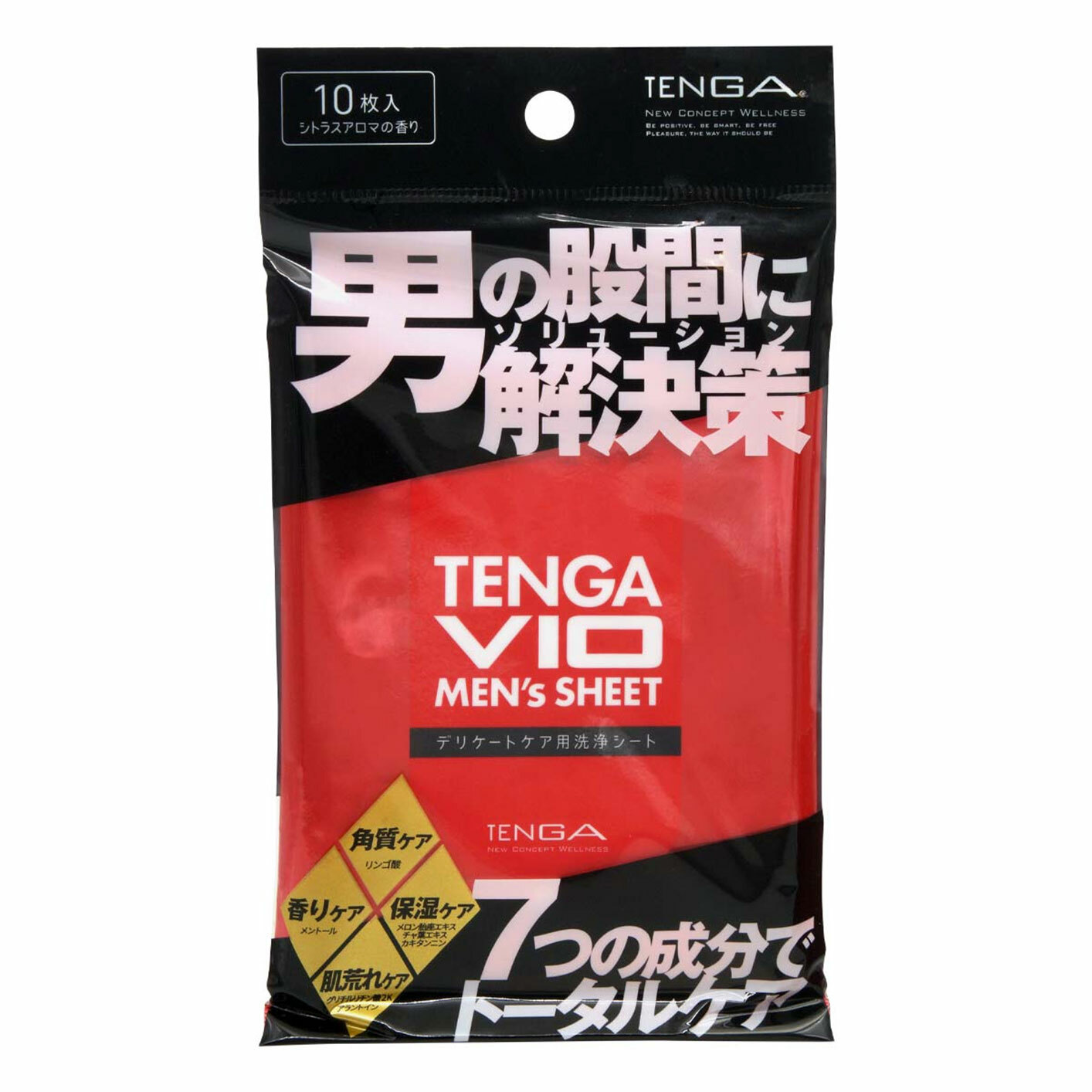 TENGA VIO MEN’s SHEET 男士護理濕紙巾 10片裝-SING DR