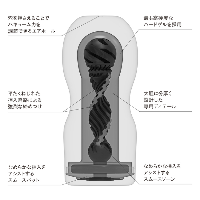TENGA ORIGINAL VACUUM CUP 第二代 經典真空飛機杯 極硬版 EXTRA STRONG-SING DR