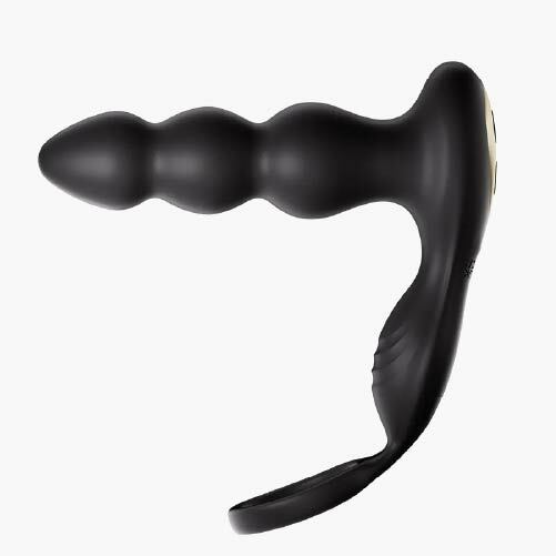 Erocome Indus 遙控鎖精雙震拉珠前列腺按摩器-SING DR