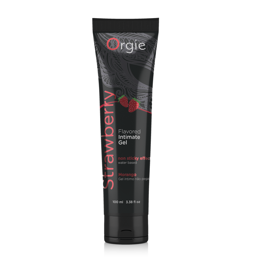 Orgie Lube Tube 水性潤滑劑 士多啤梨味 100ml-SING DR