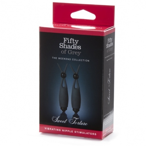 Fifty Shades of Grey 震動乳頭夾  黑色-SING DR
