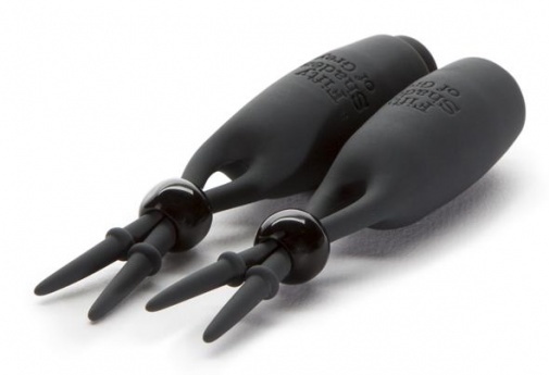 Fifty Shades of Grey 震動乳頭夾  黑色-SING DR