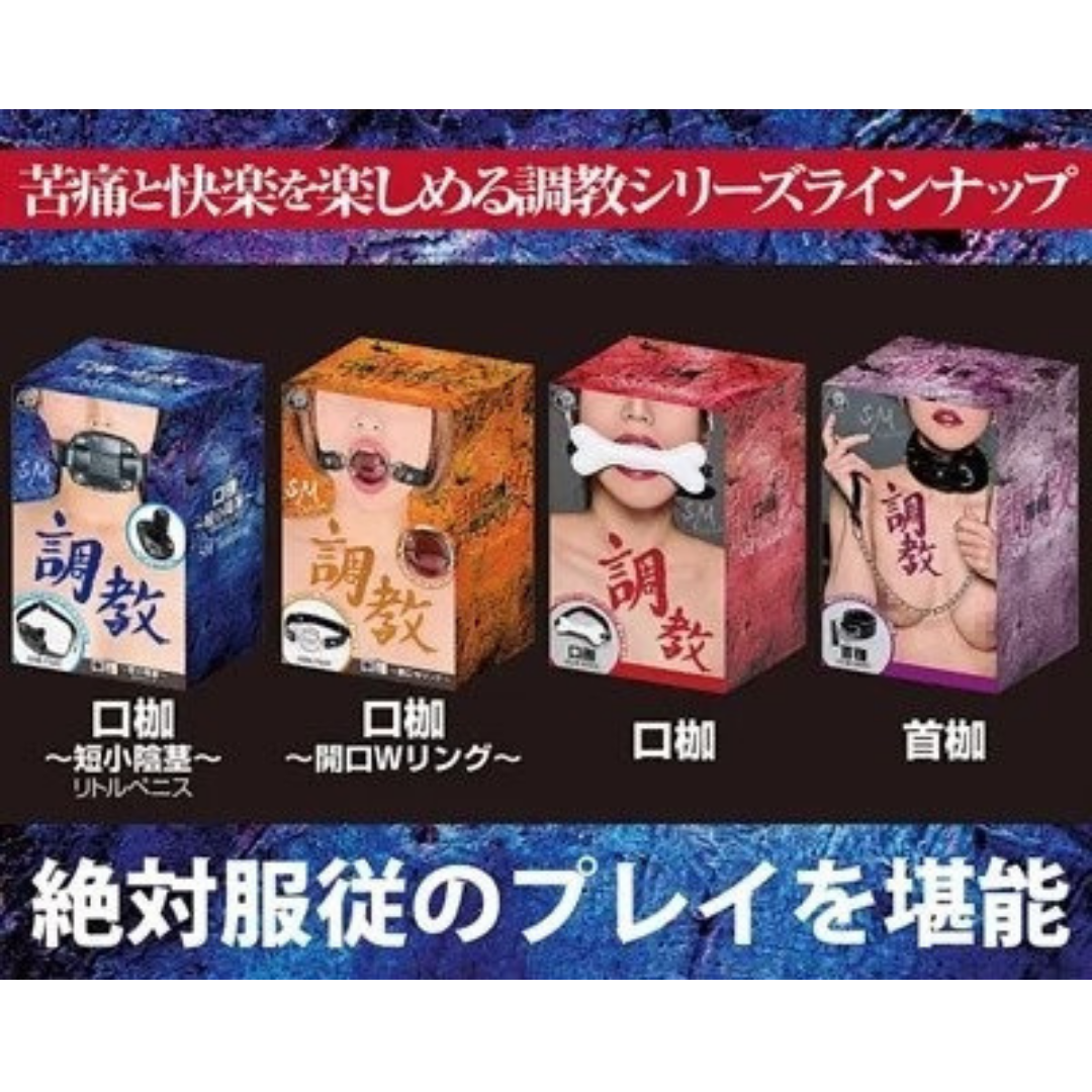 A-One SM 調教口塞 黑色