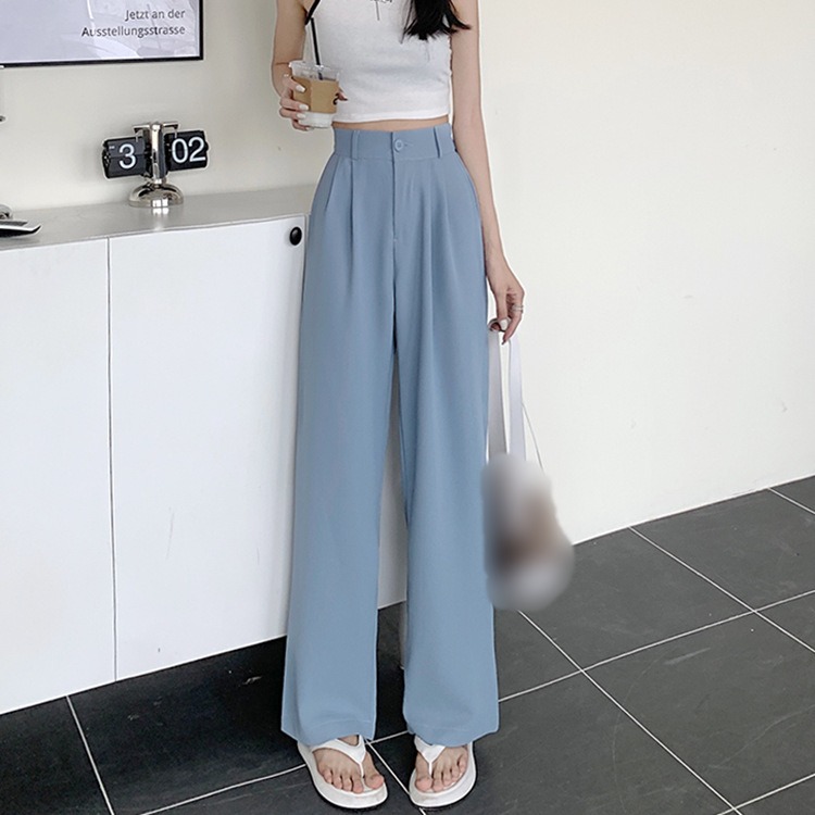 タック入りワイドスラックス