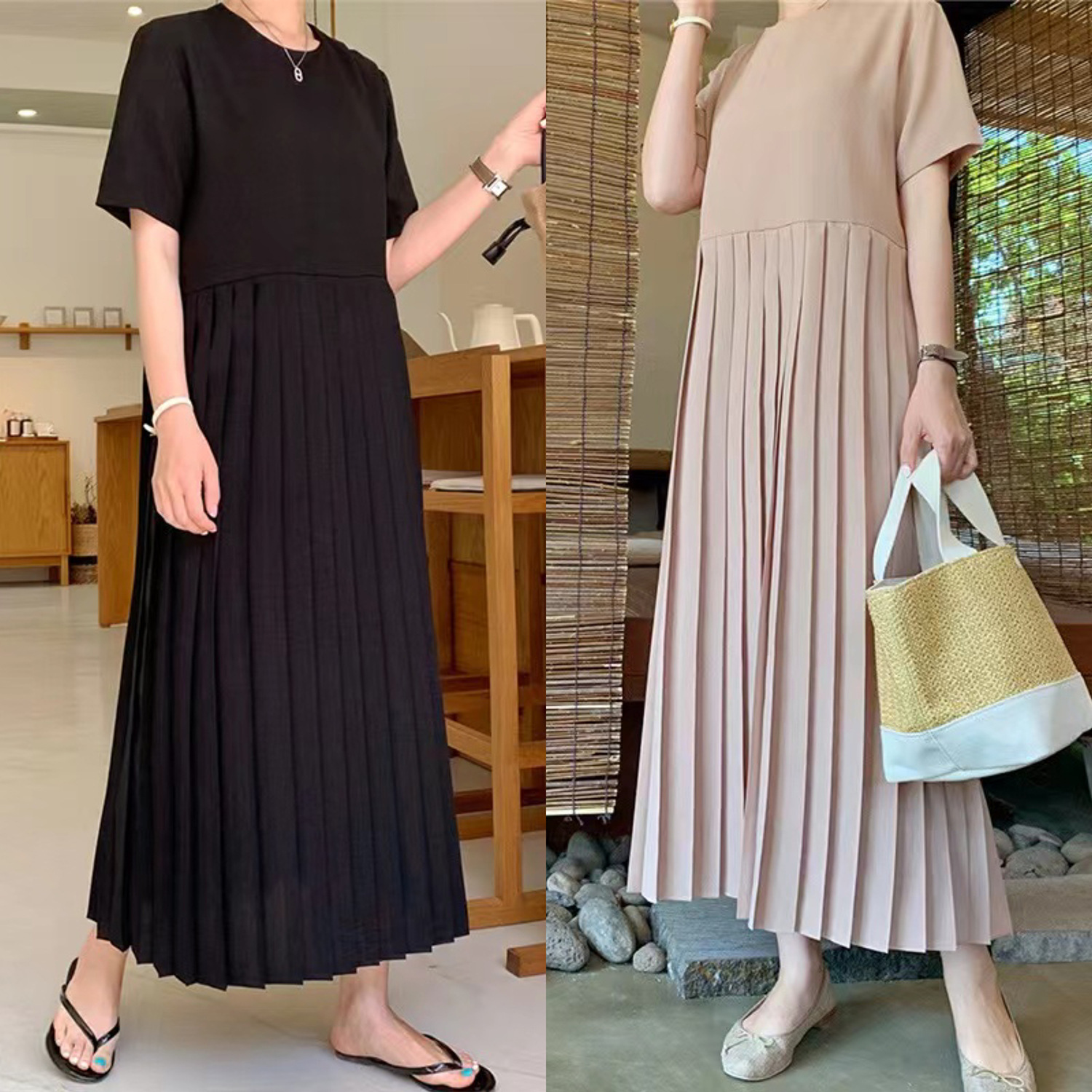 シフォンワンピース
