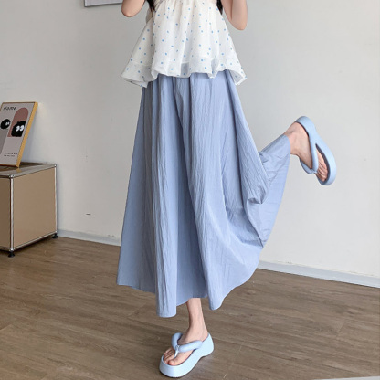 ドレープハイウエストスカンツ