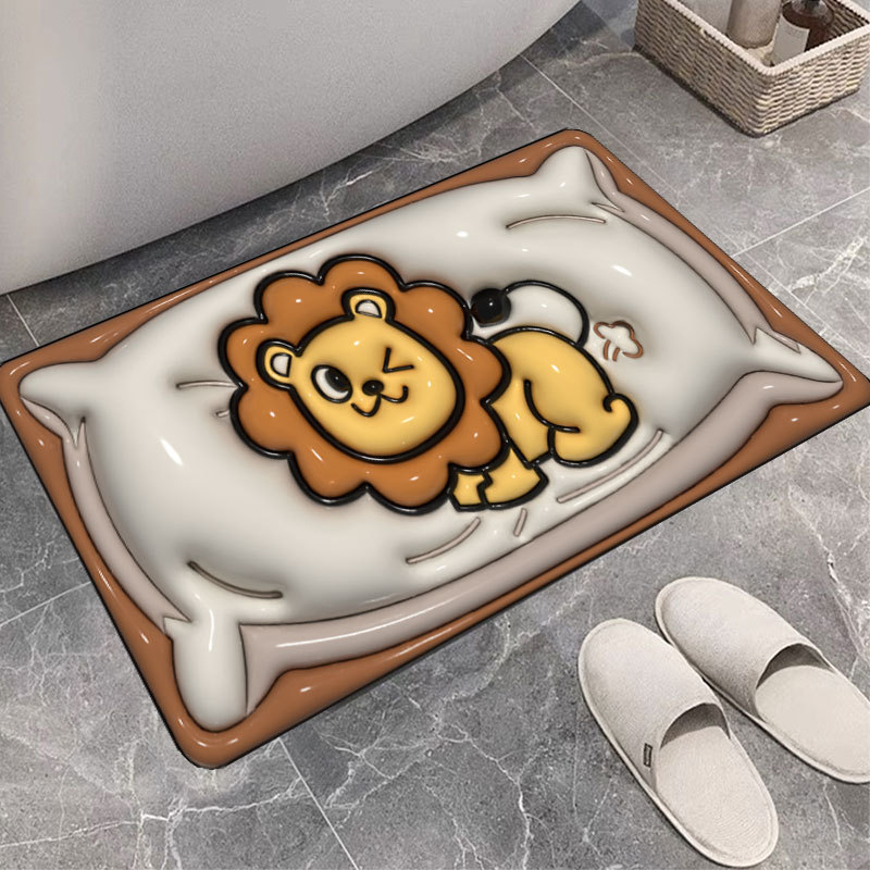 3D立体珪藻土バスマット