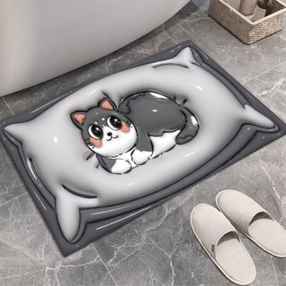 3D立体珪藻土バスマット