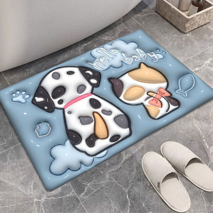 3D立体珪藻土バスマット