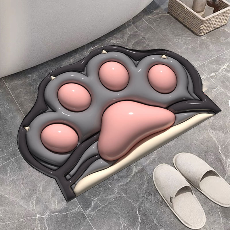 3D立体珪藻土バスマット