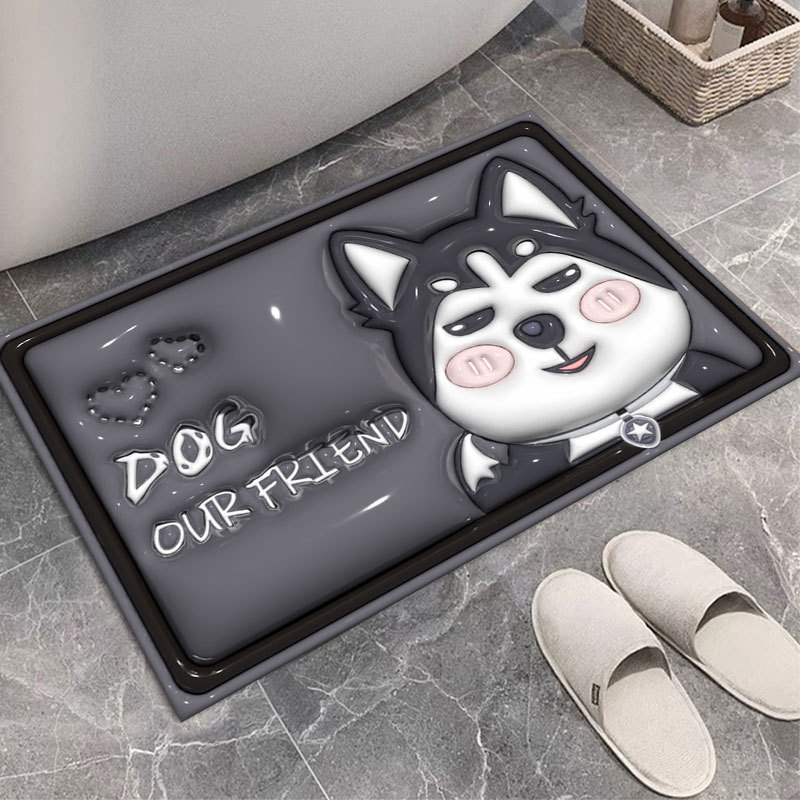 3D立体珪藻土バスマット