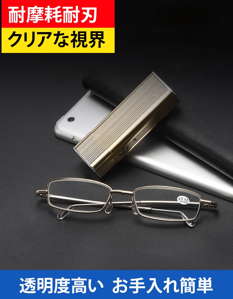 折りたたみ式老眼鏡