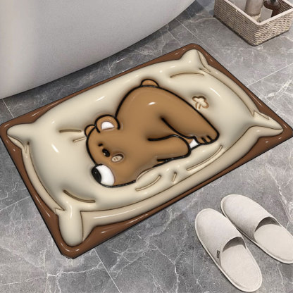 3D立体珪藻土バスマット
