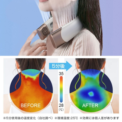 首掛け扇風機