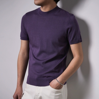 メンズアイスシルク半袖Ｔシャツ