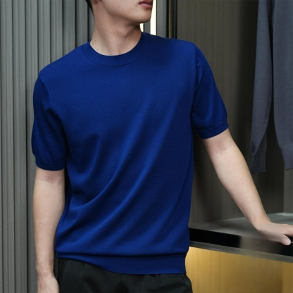 メンズアイスシルク半袖Ｔシャツ
