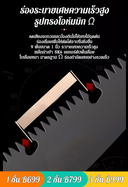 เลื่อยพับเหล็กแมงกานีสเยอรมัน