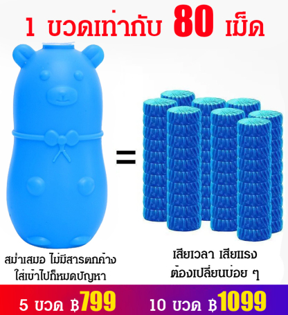 น้ำยาล้างชักโครก ดับกลิ่น รูปหม