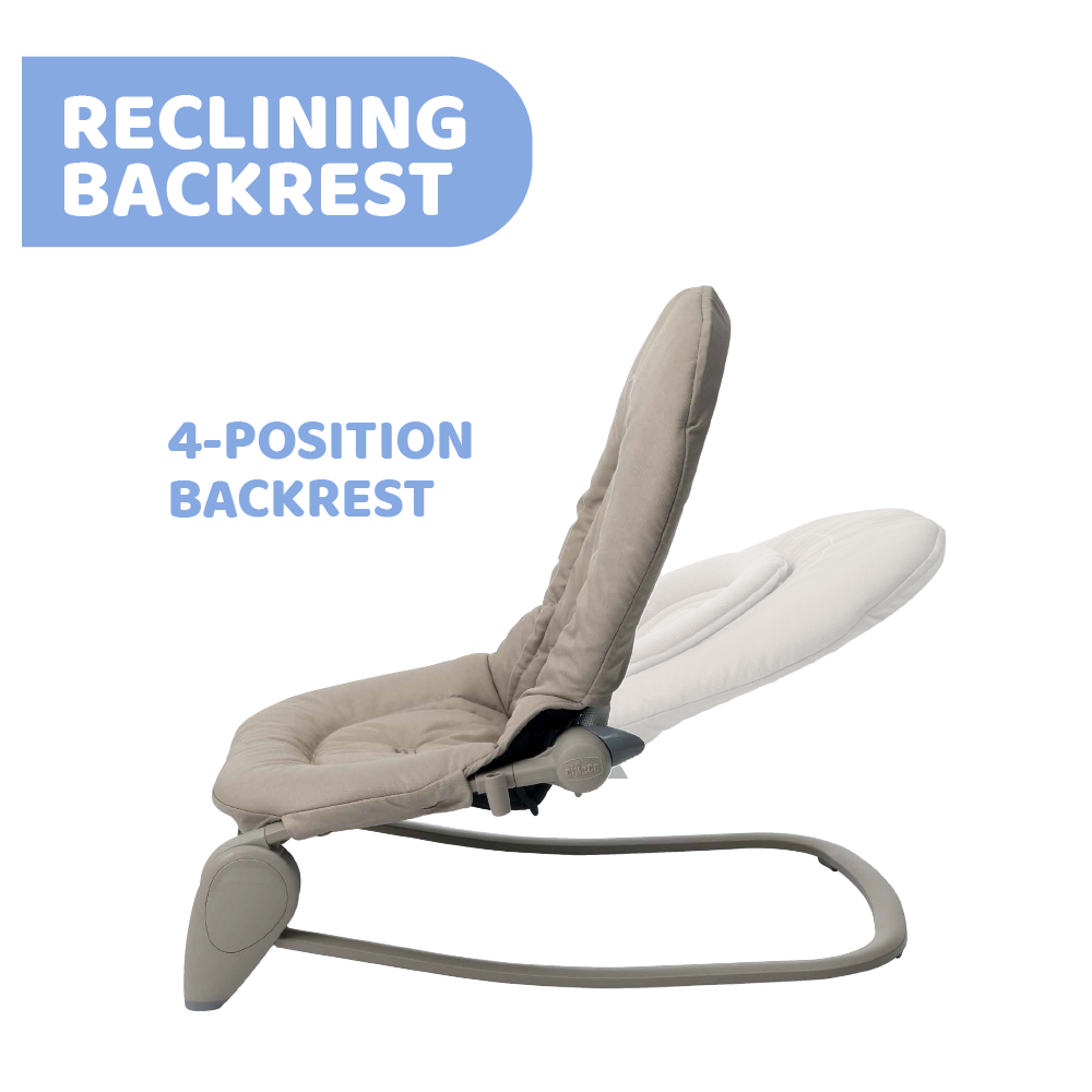Hoopla Beige Re_Lux Baby Bouncer