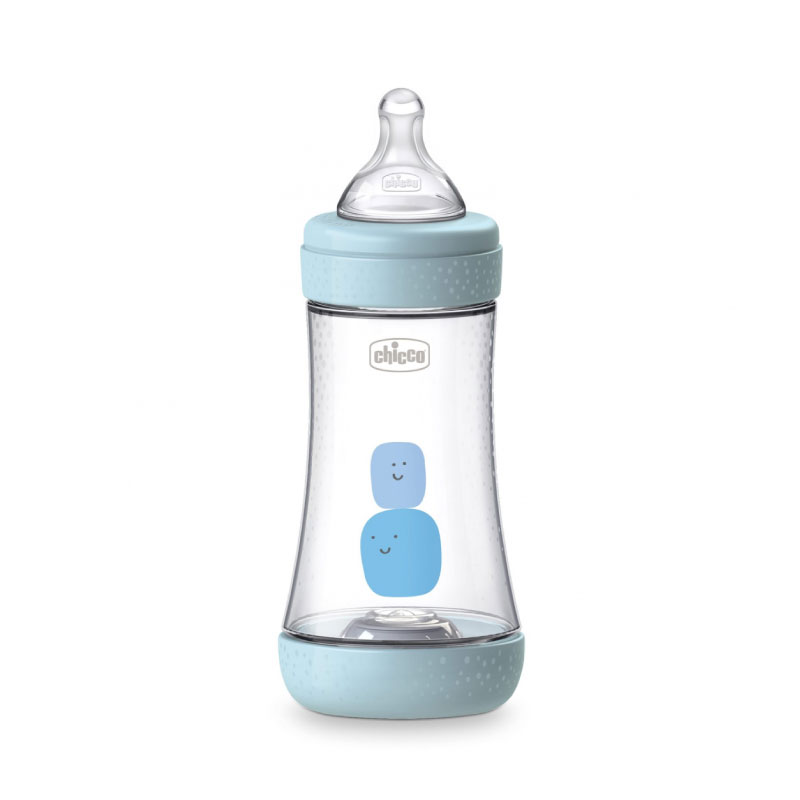 Perfect 5 Feeding Bottle 240ml Medium Flow Silicone