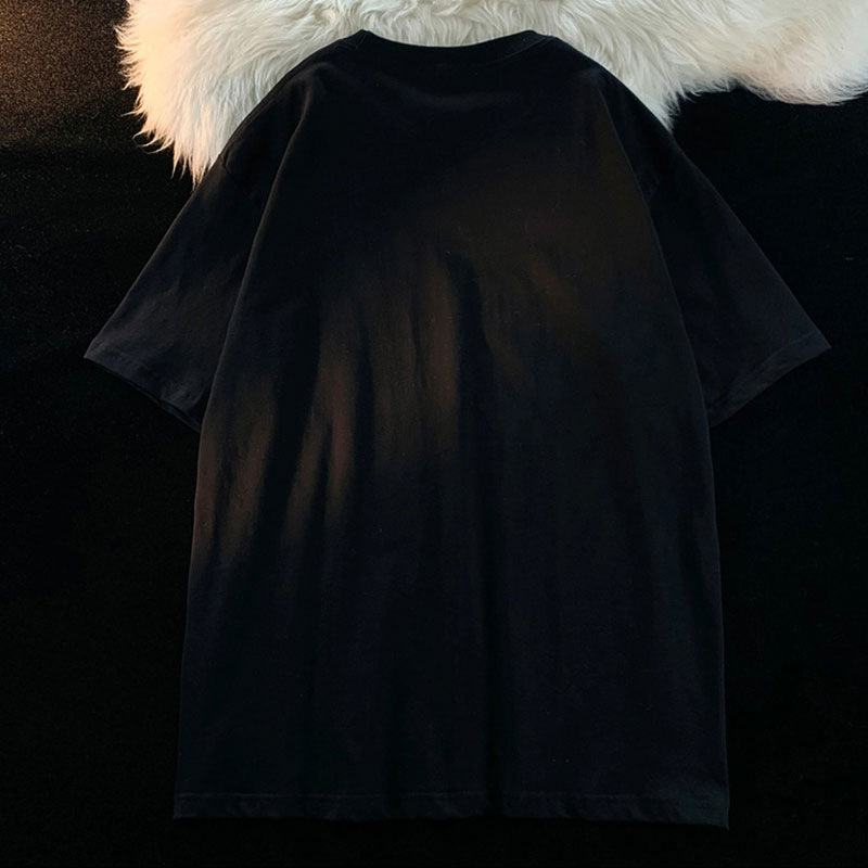 動物印花短袖襯衫女 T 卹