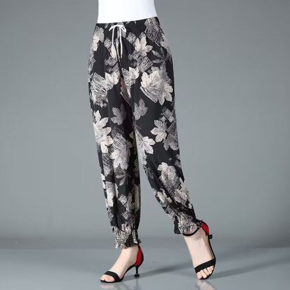 【夏天涼涼褲】外穿冰絲薄款防蚊燈籠褲